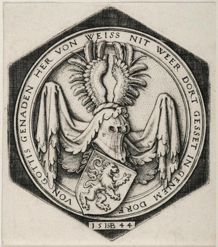 Coat of Arms with a Rampant Lion