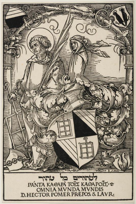 Bookplate of Hector Pömer