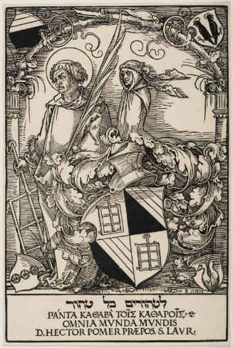 Bookplate of Hector Pömer