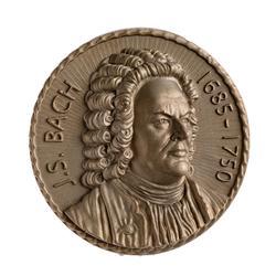 J. S. Bach medallion