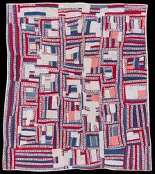 Quilt: Vote, Housetop Variation