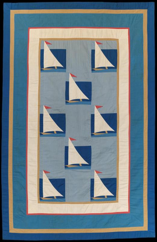 Quilt: Sailboats