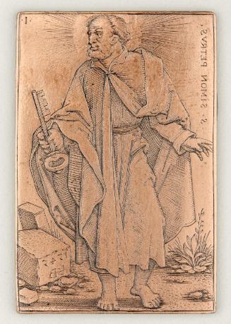 Printing plate for Saint Peter