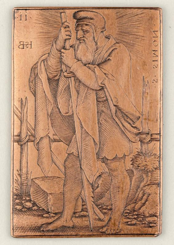 Printing plate for Saint Simon