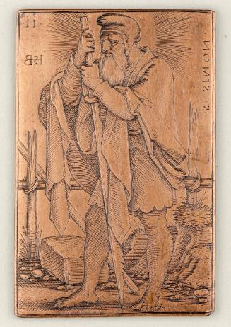 Printing plate for Saint Simon