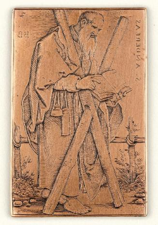 Printing plate for Saint Andrew