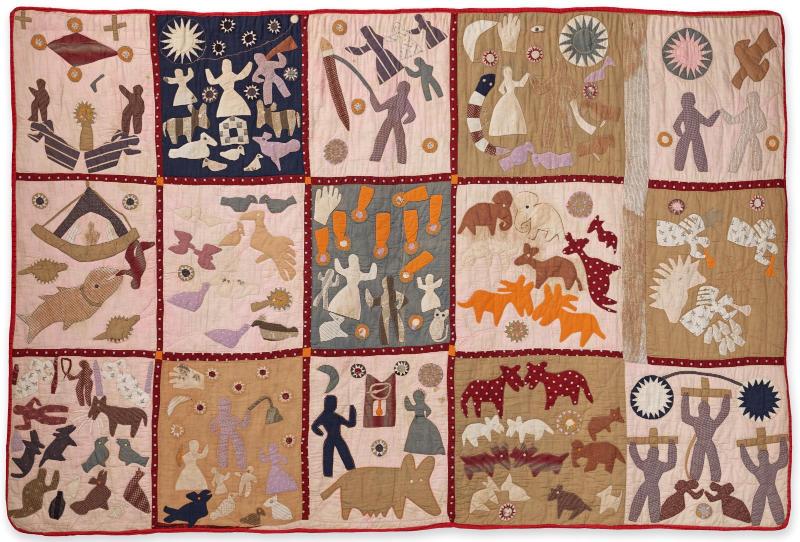 Pictorial quilt