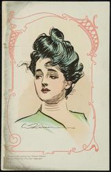 C.D. Gibson's Drawings "Heads" - 18