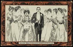 HIS CURE. Nightmare of young man who contemplated marrying for money.