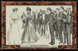 STUDIES IN EXPRESSION. When a Debutante meets the Eligible Young Men of her Mother's Acquaintance.