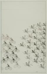 Untitled (Warriors Chasing Cyclists)