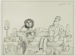 Untitled (Woman and Man on a Sofa)