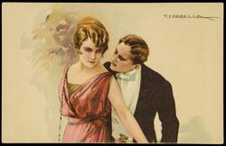 Portrait of a man and a woman together.