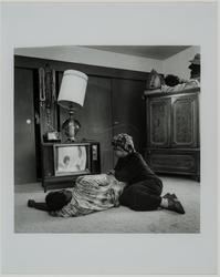 Couple Watching TV in Bedroom