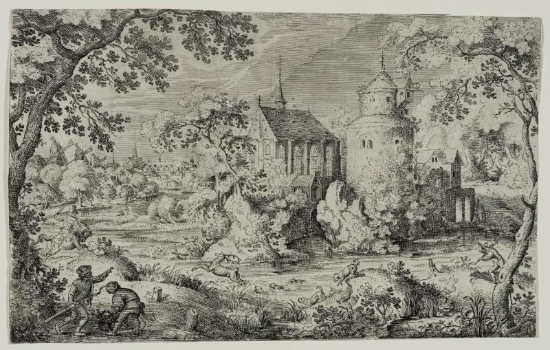 Landscape with a Deer Hunt