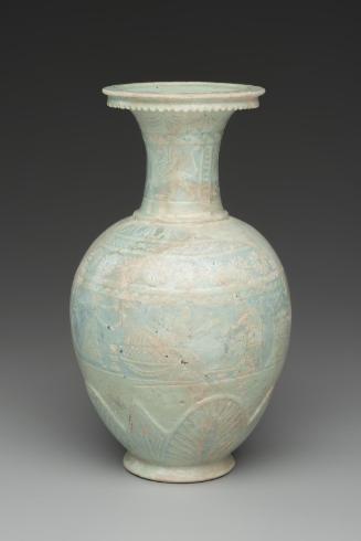 Vessel with relief decoration
