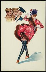 Attractions Parisiennes (red with fur)