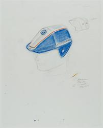 Study for "Stealth" sports hat