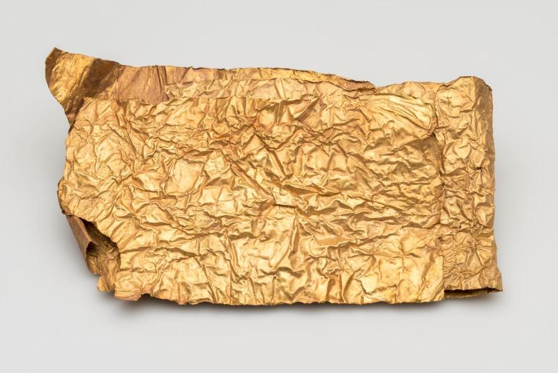 Fragments of foil strips
