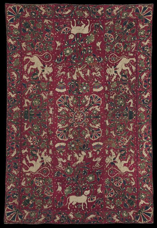 Embroidered cover (colcha)