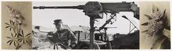 War Games, 50 mm machine gun at Marine Corps Air Ground Combat Center; Camp Wilson: 932 square miles; Mojave Desert