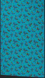 Length of dress fabric: "The Bull Fight"