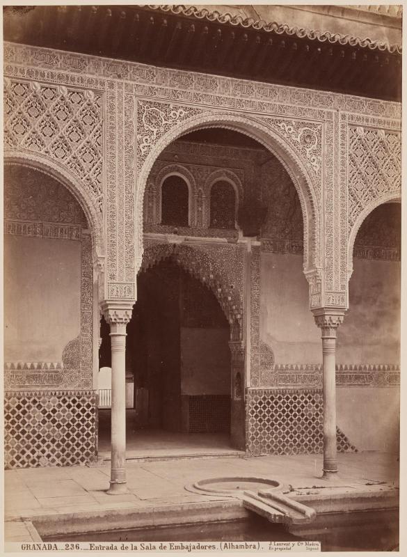 Granada 236... Entrada de la Sala de Embajadores (Alhambra) (Entrance to the Ambassadors Hall, Alhambra from the Granada series)