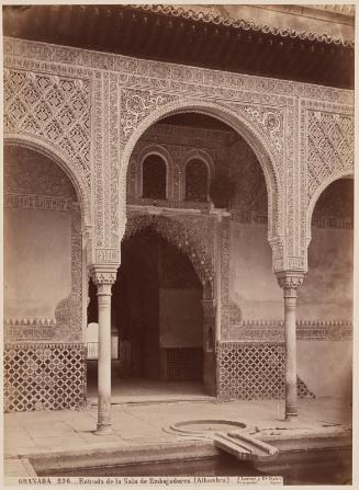 Granada 236... Entrada de la Sala de Embajadores (Alhambra) (Entrance to the Ambassadors Hall, Alhambra from the Granada series)