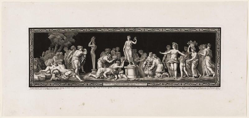 Atheism Having Disappeared, Wisdom Appeared to the French People. Allegory of the Feast of the Supreme Being