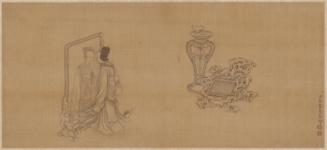 Chinese lady with European mirror