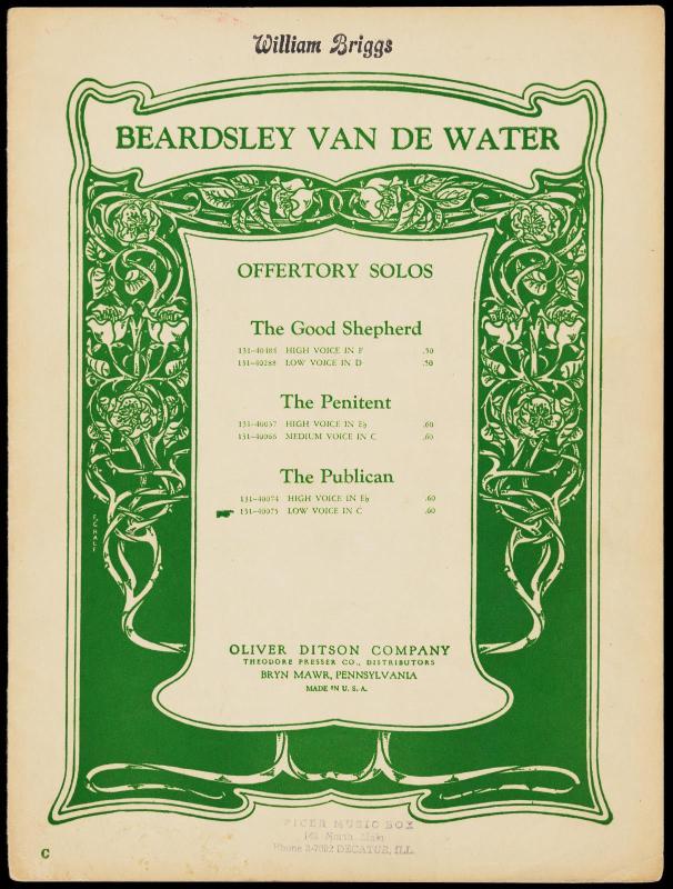 Beardsley Van De Water    Offertory Solos