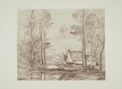 Douze Croquis & Dessins Originaux sur Papier Autographique par Corot, Paris ... à la Librairie artistique…