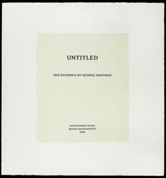 Untitled (Ten Etchings by George Whitman)