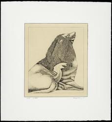 Untitled (Ten Etchings by George Whitman): Sea Lion