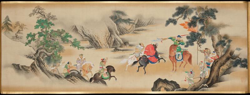 Copy of  the History of the Three Kingdoms of  the Later Han (Sangokushi emaki), scroll 1
