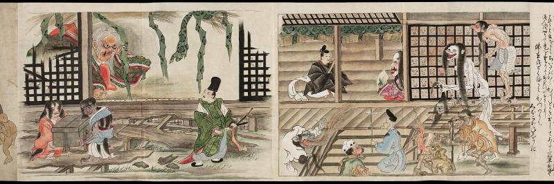 Copy of the Night Procession of the Hundred Demons (Hyakki yagyô emaki), scroll 1