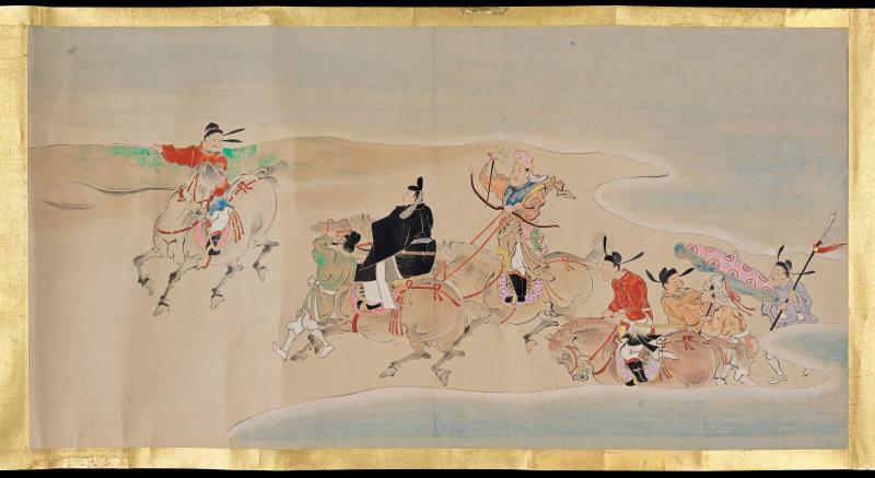 Copy of a section of Minister Kibi's Adventures in China (Kibi daijin nittô emaki)