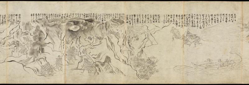 Copy of the Illustrated Scrolls of  the Taiheiki (Taiheiki emaki), scroll 3