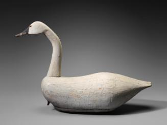 Whistling swan decoy