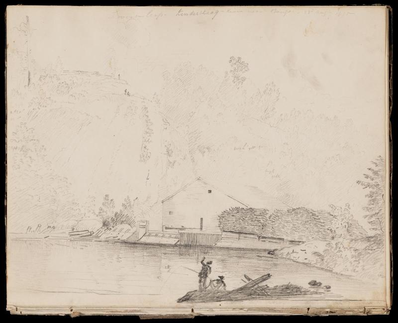 Lover's Leap, Kenderskeag River near Bangor