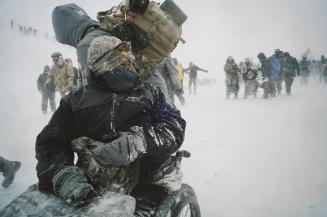 Veteran's Action on Backwater Bridge in Support of the Water Protectors #2