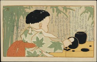 Child Looking into Jars