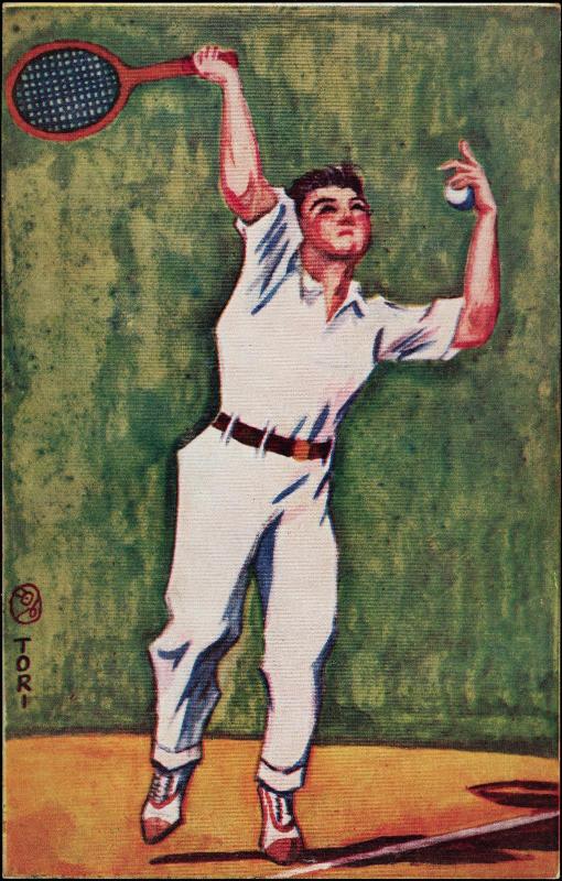Tennis Player from the series The Sixth Contest of Far Eastern Athletes