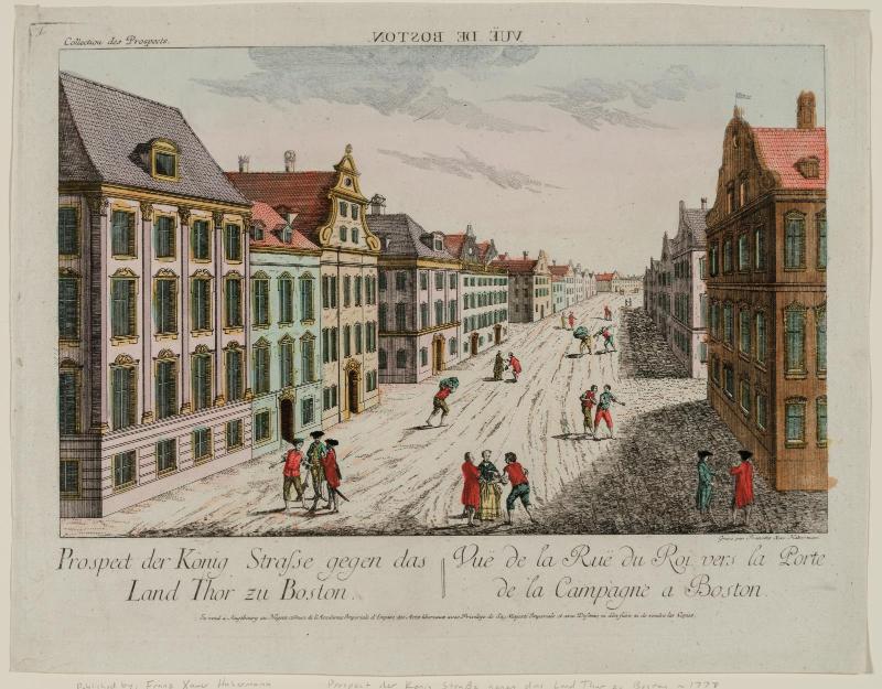 View of King Street, Boston