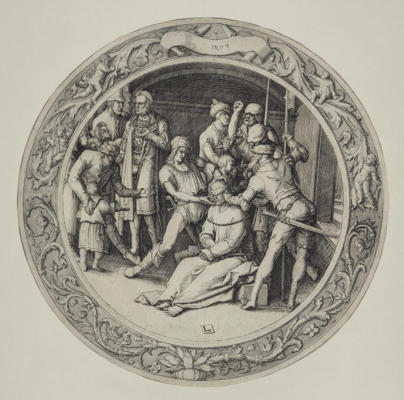 The Mocking of Christ (from the Round Passion series, fourth of nine plates)