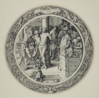 The Flagellation of Christ (from the Round Passion series, fifth of nine plates)