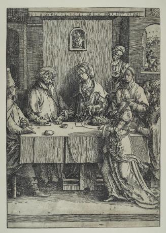 Salome Presenting the Head of John the Baptist to Herod and Herodias  (from the series The Large Power of Women, block 5 of 6)