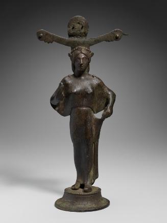 Mirror stand in the form of a caryatid