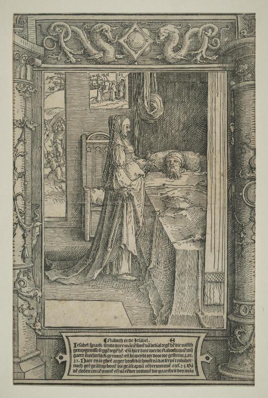 Jezebel Promising Naboth's Vineyard to King Ahab (from the series The "Small" Power of Women, block 5 of 6)