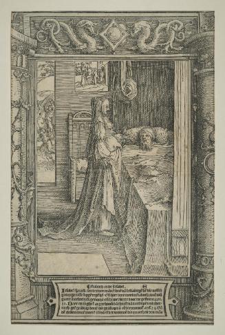 Jezebel Promising Naboth's Vineyard to King Ahab (from the series The "Small" Power of Women, block 5 of 6)